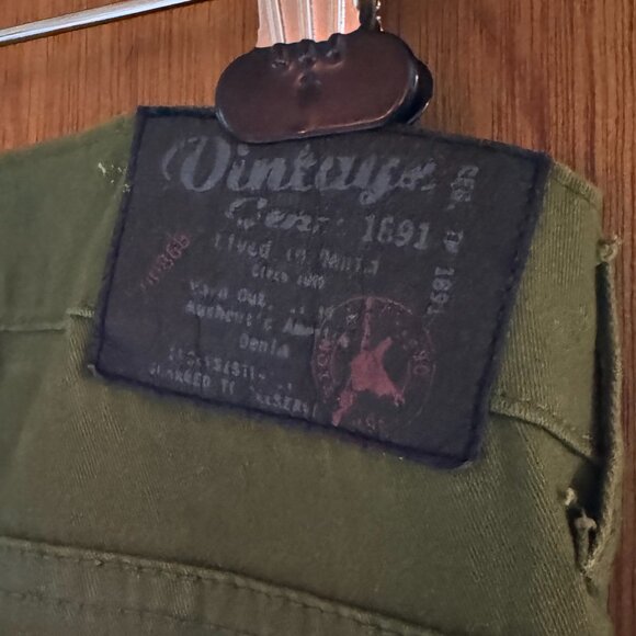 Slim Fit Mens Green Jeans (size 34) - Picture 5 of 5